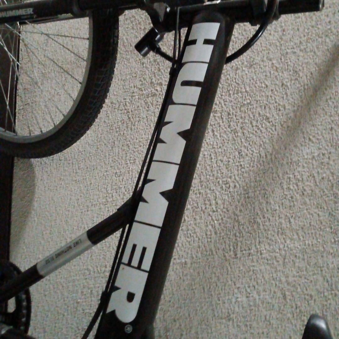 マウンテンバイク ブラック スチールフレーム