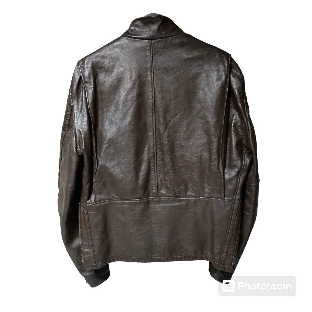 80年代　シアーズ　シングルライダースジャケット　42