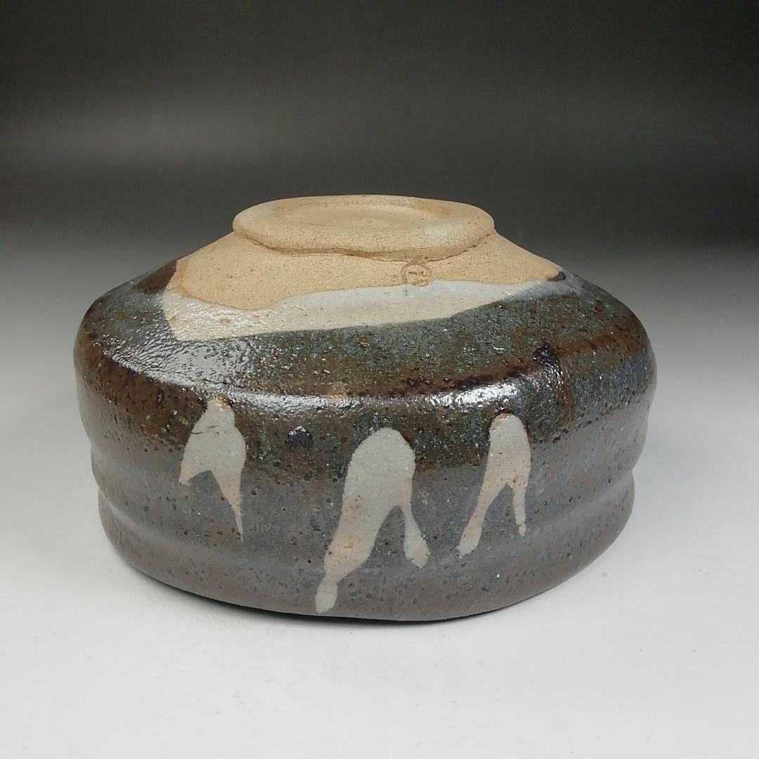 Ｗ８４　茶碗　『鼡志野　茶碗』『竹里庵　加藤春二 作』　共箱　抹茶碗　茶道具