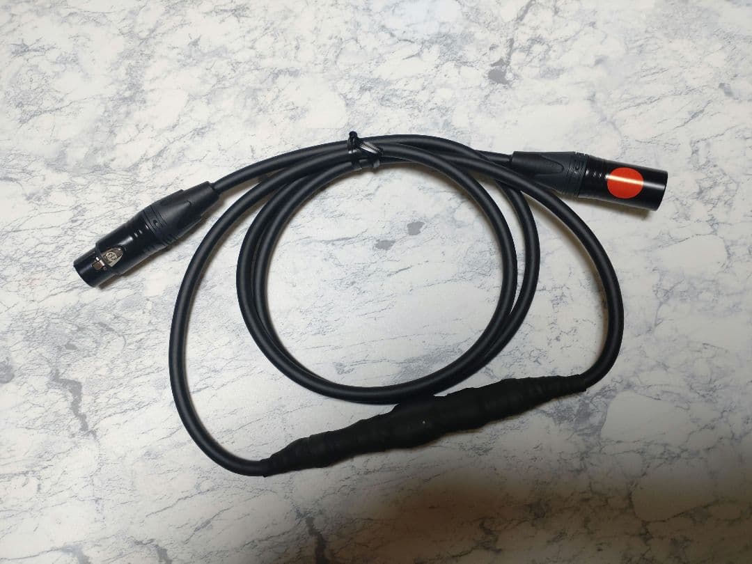 【新型】140段式カタパルトXLRケーブル　1.5m ペア　【オーディオ用】