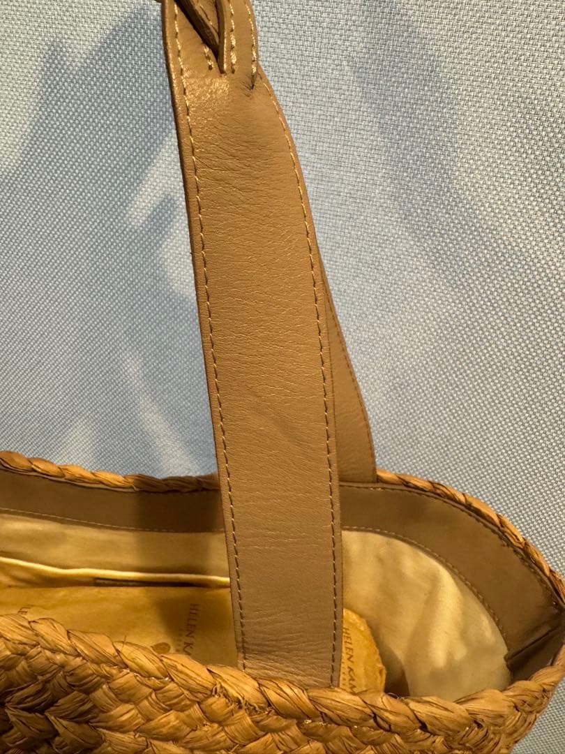 HELEN KAMINSKI ベージュ かごバッグ　美品