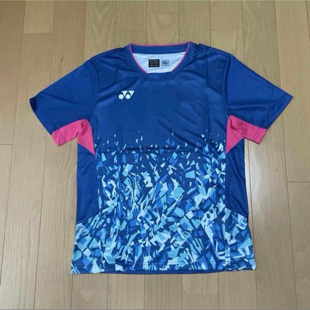 ヨネックス　YONEX ゲームシャツ　新品　サイズLブルー