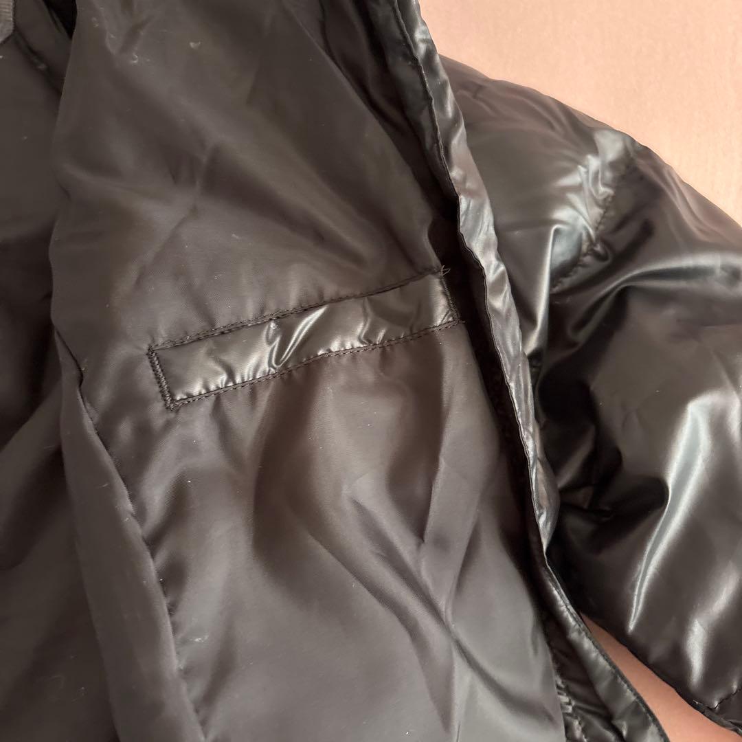 PUMA ブラック ダウン ベンチコート レディース　M ダウン90%