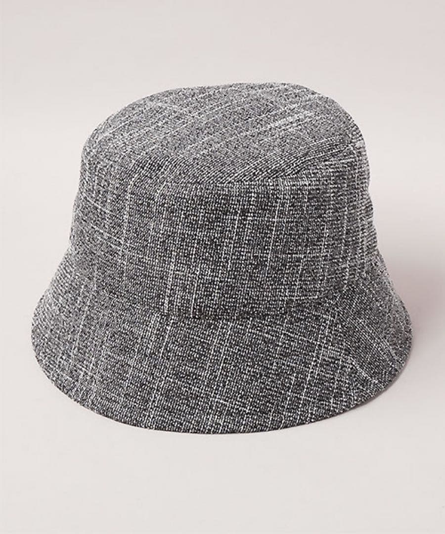 ●美品●CA4LA TWEED BUCKET HAT UVカット 洗える