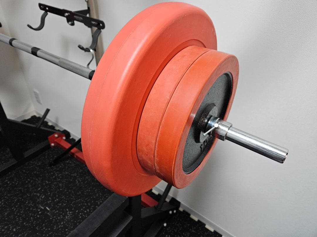 【ホームジムセット】バーベル/ダンベル/プレート130kg分/プレートラック付！