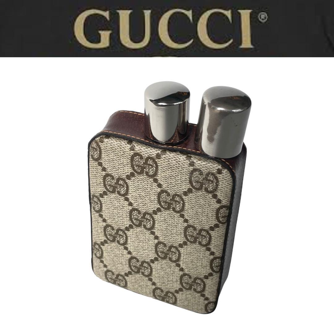 【激レア】GUCCI グッチ スキットル ウイスキーボトル ヴィンテージ