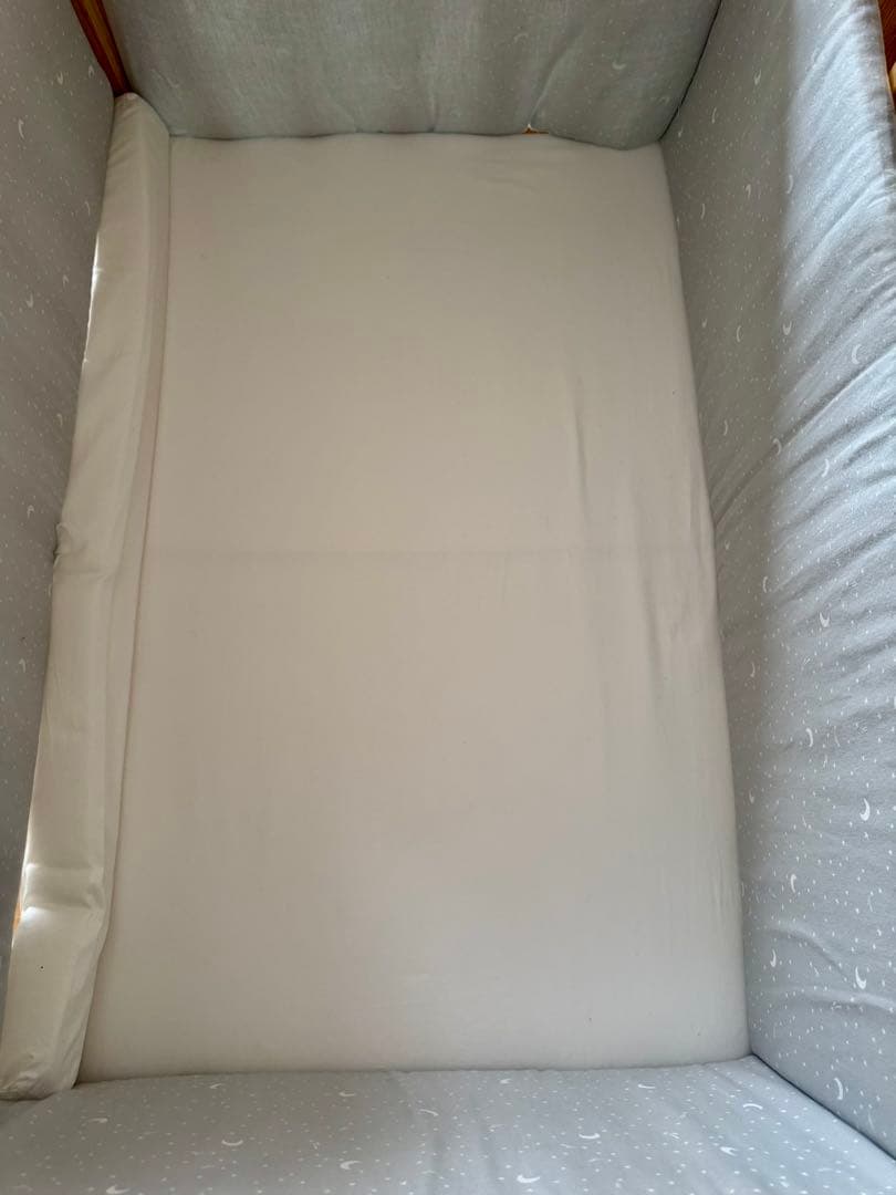 そいねーる ミニベビーベッド　ナチュラル 大和屋 &ベッドガード