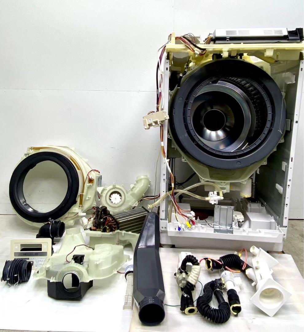 ES-W112-SLシャープ 19年製 左開きドラム式洗濯機 ハイブリッド乾燥