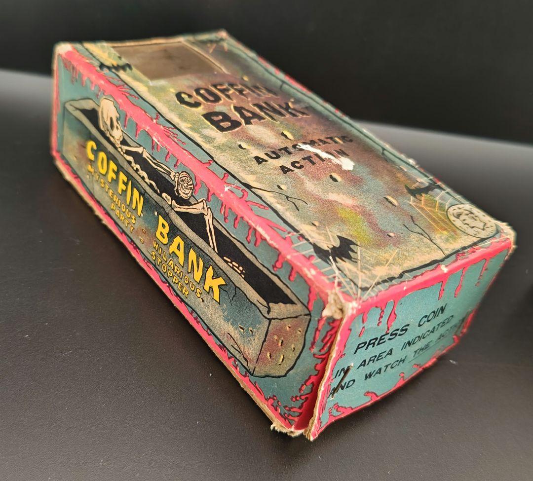 coffin bank◎automatic◎ゼンマイ式骸骨貯金箱◎激レア