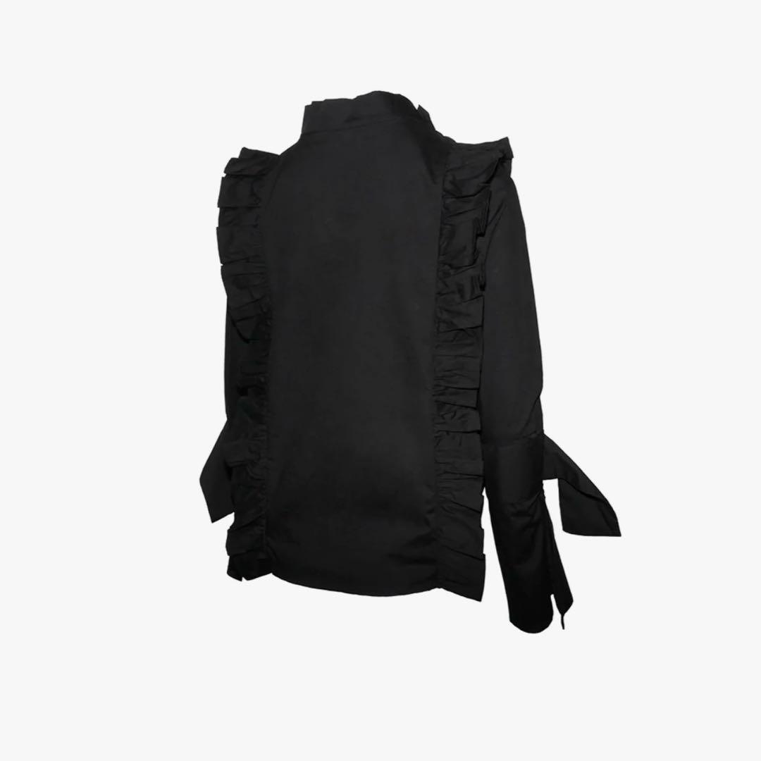 トップス theredthread button frill blouse