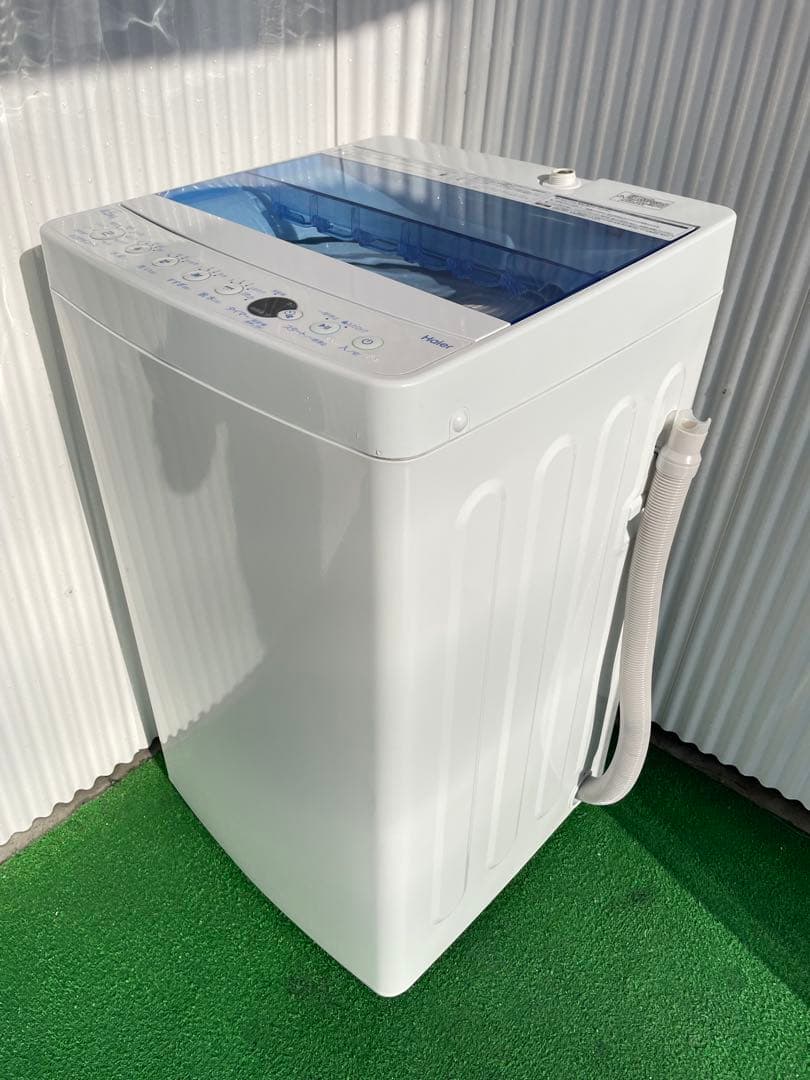 928ハイアール 4.5kg洗濯機 ホワイト コンパクト 10分洗濯 一人暮らし