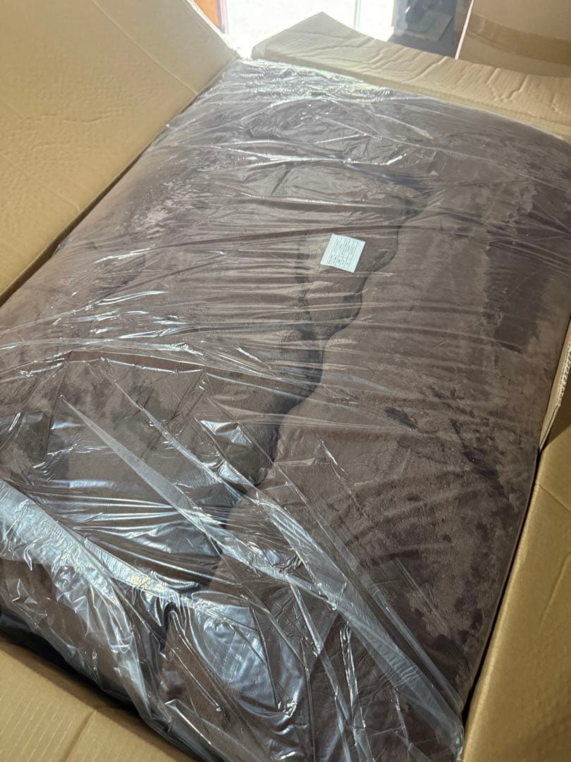 新品　フランネル調 こたつ敷布団　厚さ約4cm　190ｘ270cm　モカブラウン