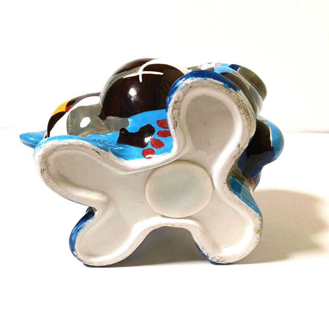 ヴィンテージ サイケデリックアート アニマルオブジェ バンク 貯金箱