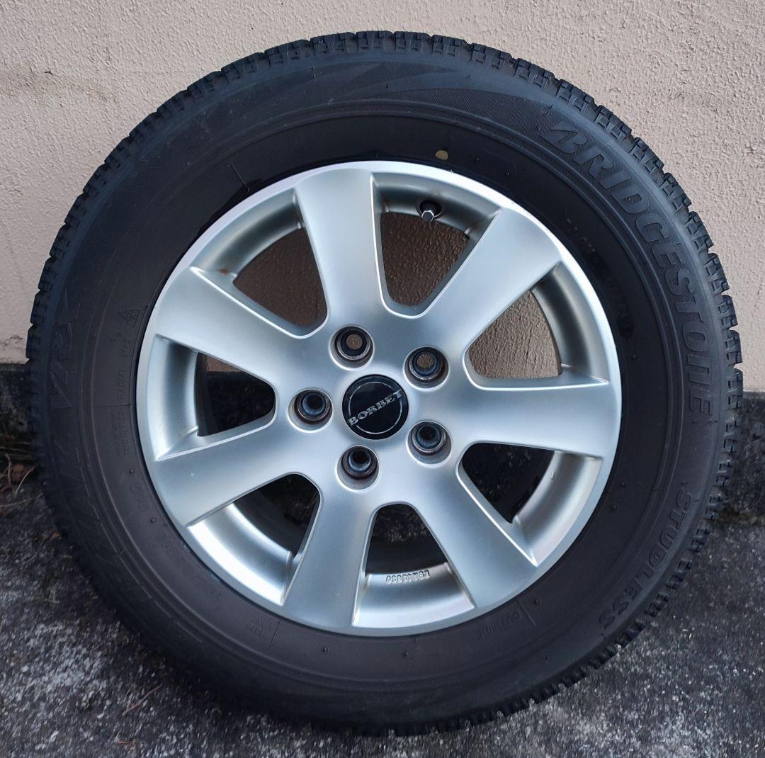 怪*ル様 VW ゴルフ 6 / 7 等 スタッドレス ホイール４本セット195/