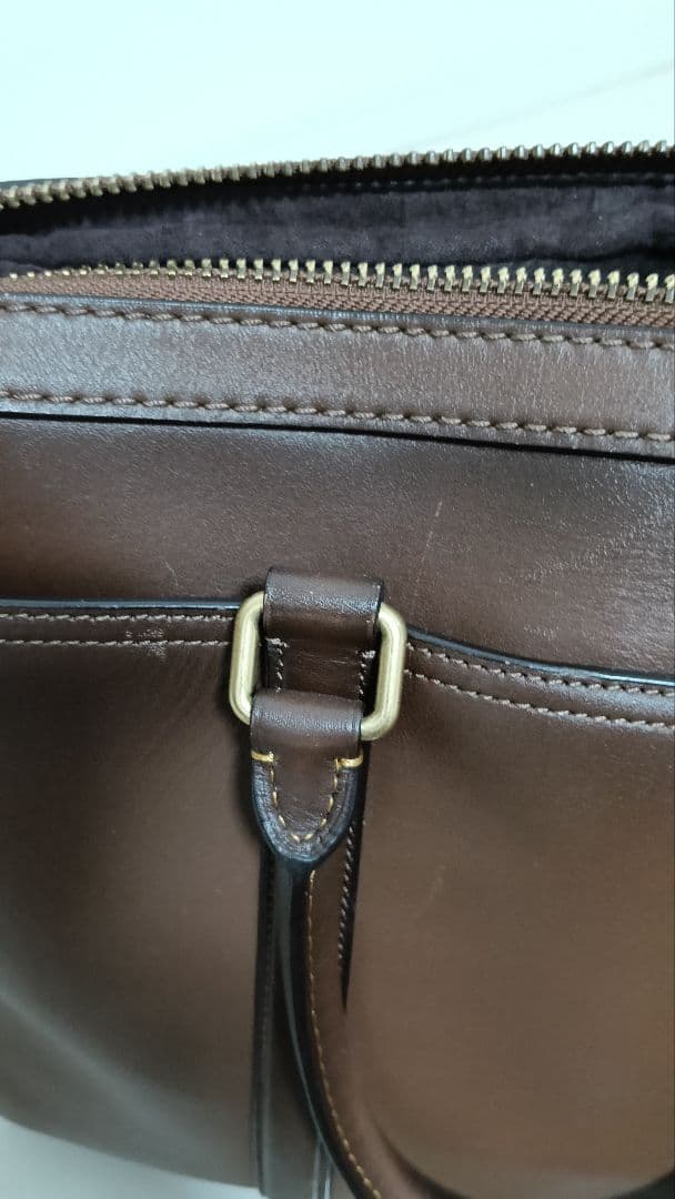 COACH　コーチ　メトロポリタン　スリムブリーフ　ブラウン