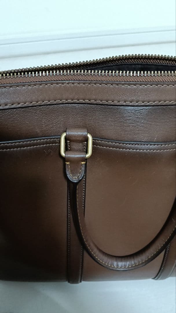 COACH　コーチ　メトロポリタン　スリムブリーフ　ブラウン