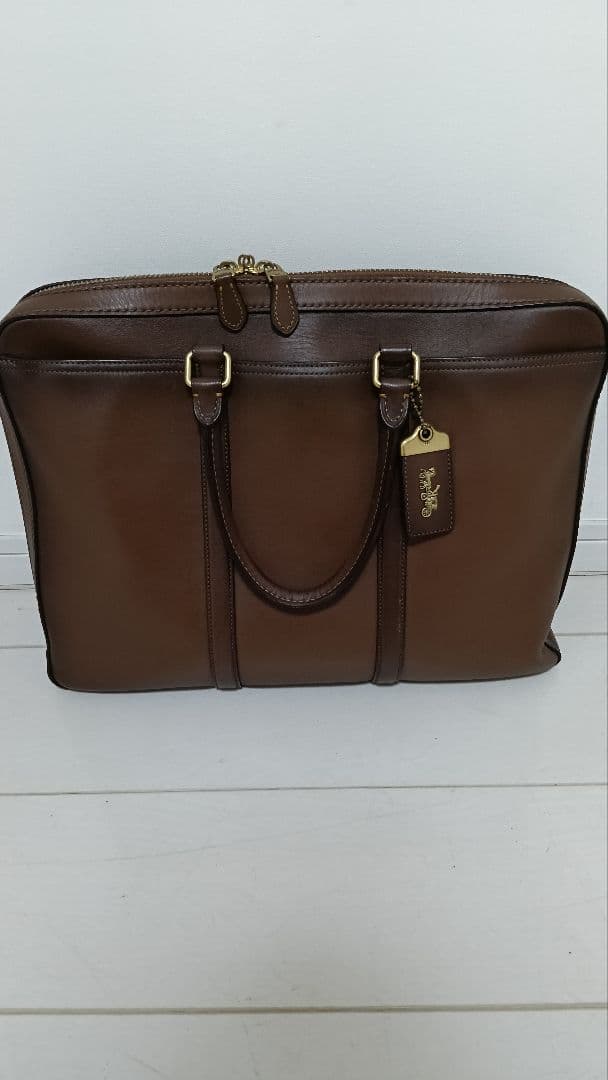 COACH　コーチ　メトロポリタン　スリムブリーフ　ブラウン