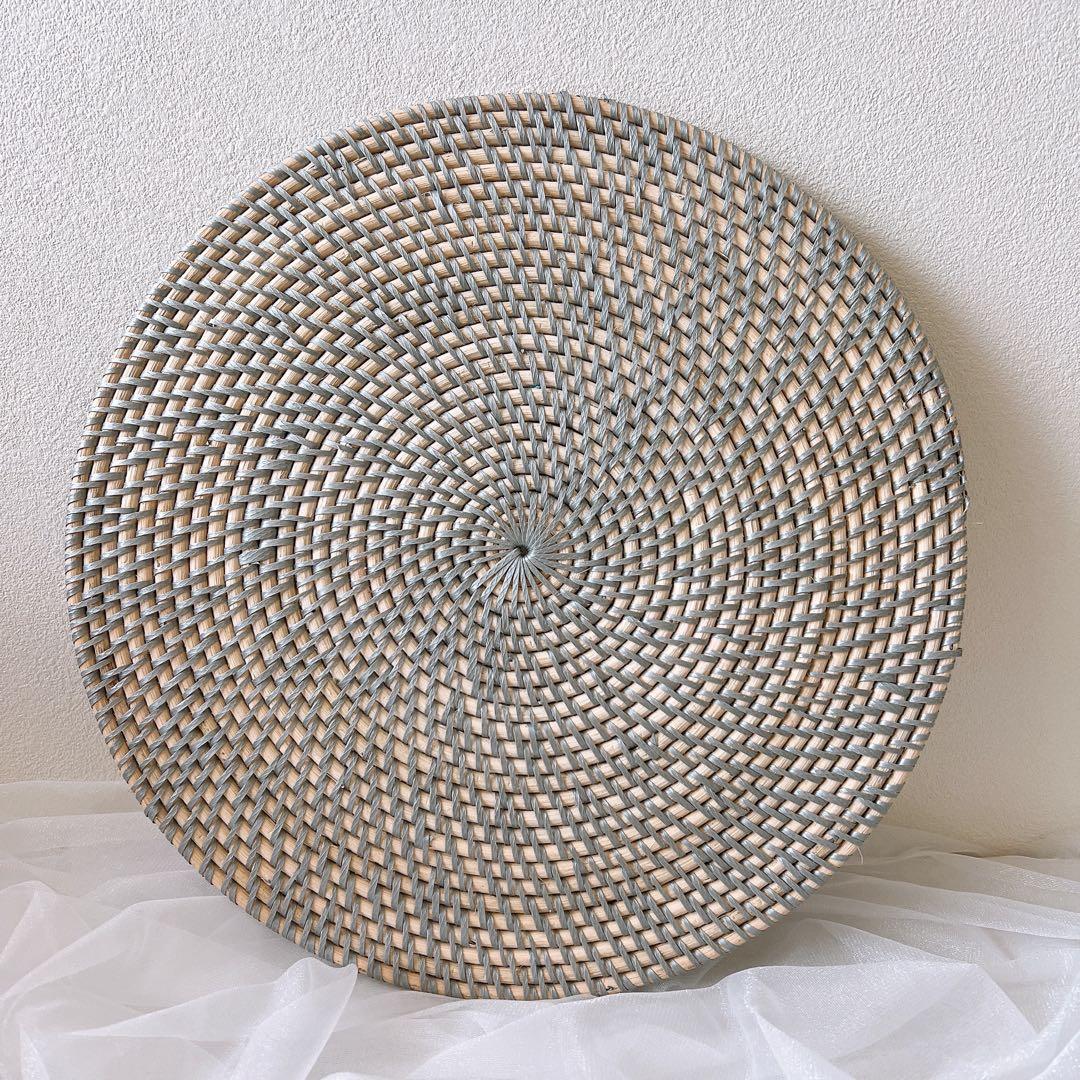 バリ島雑貨　カラーランチョンマット　ラタン　アジアン雑貨　バリ島雑貨