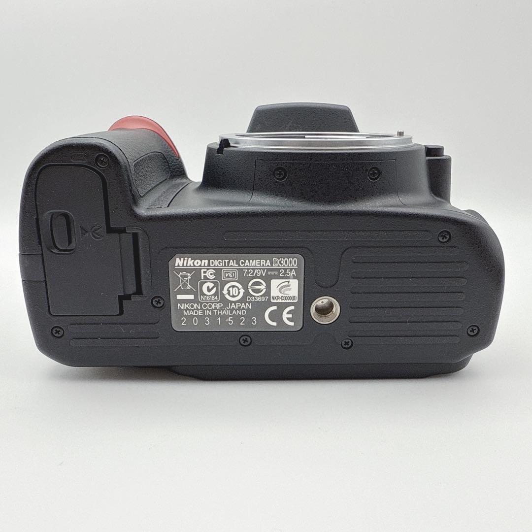 ニコン Nikon D3000 一眼レフ ズームレンズセット 18-55mm