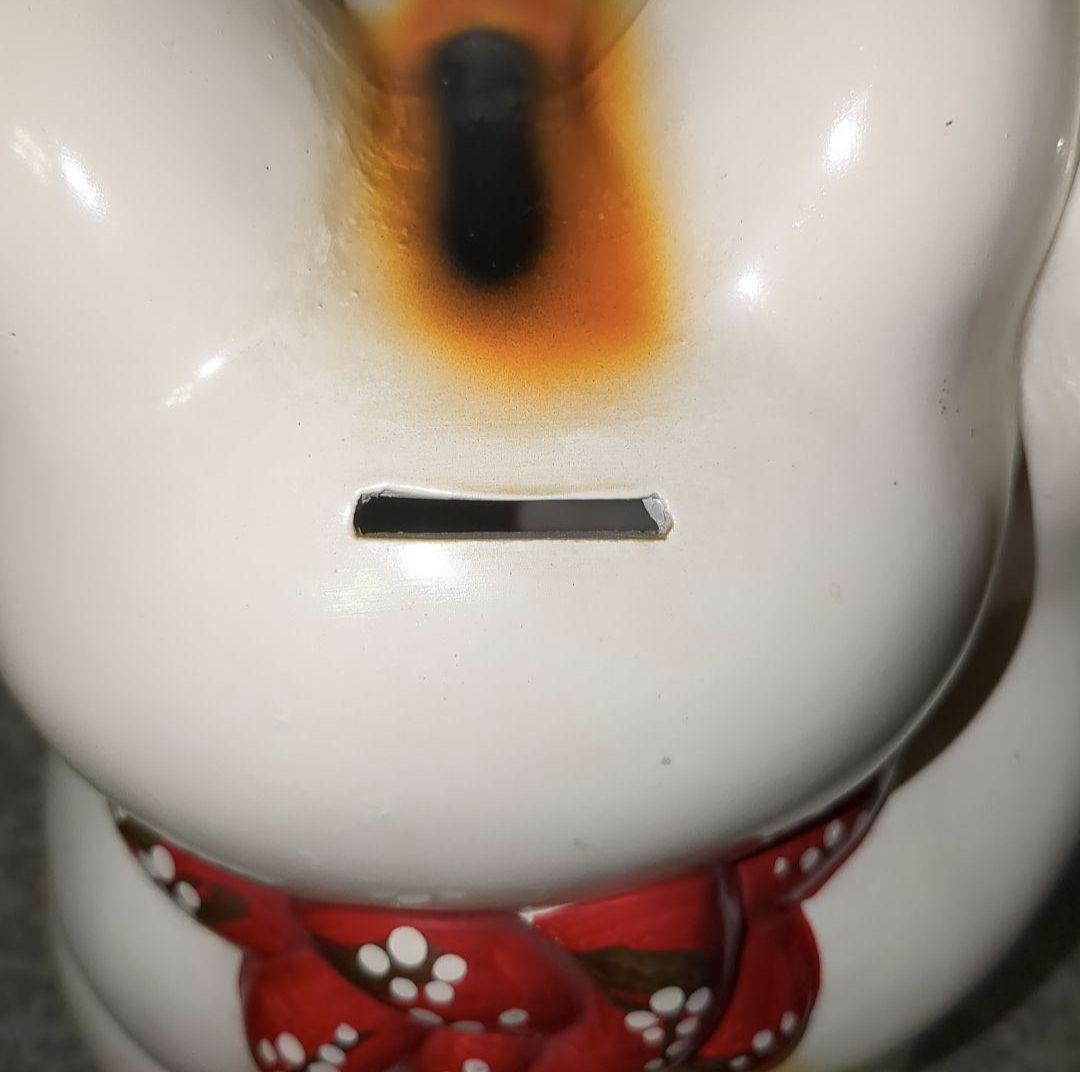 招き猫貯金箱　福寿　レトロ貯金箱　招き猫グッズ　縁起物　お金招き　福猫　置物