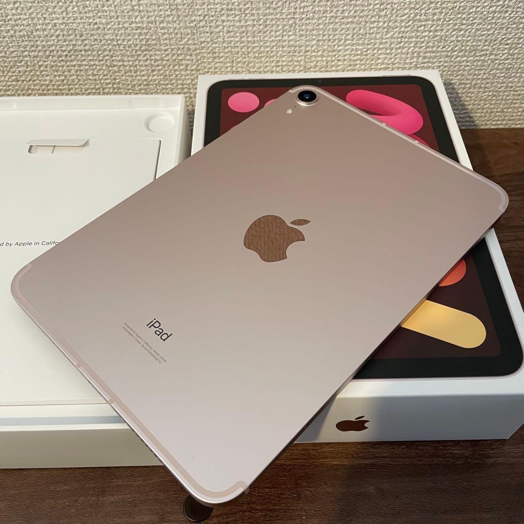 美品 iPad mini 6 cellular 256GB ピンク