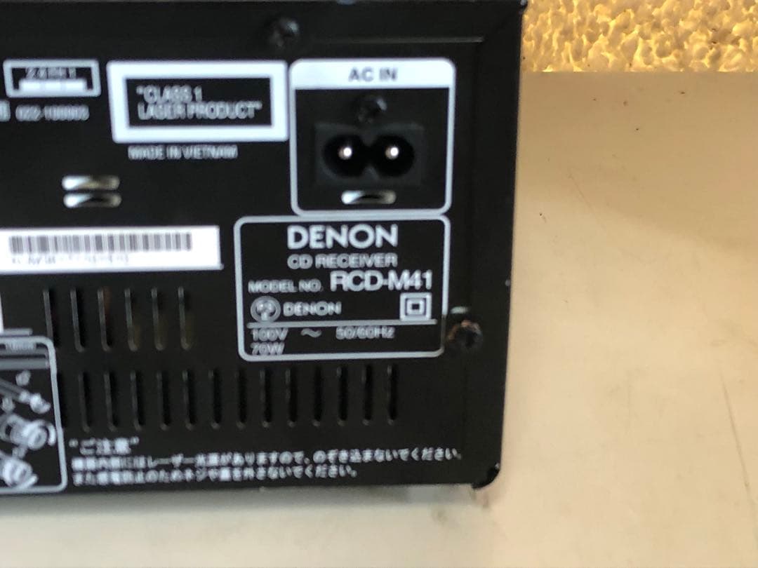 Denon デノン RCD-M41 CDレシーバー ブラック