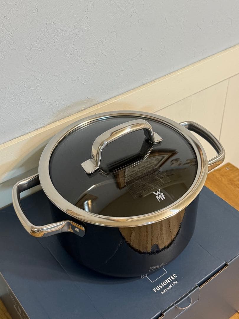 新品 フュージョンテック ミネラル ハイキャセロール 20cm BL