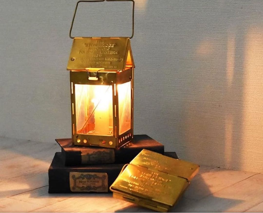 【新品未開封】ストーンブリッジ フォールディング キャンドルランタン 真鍮