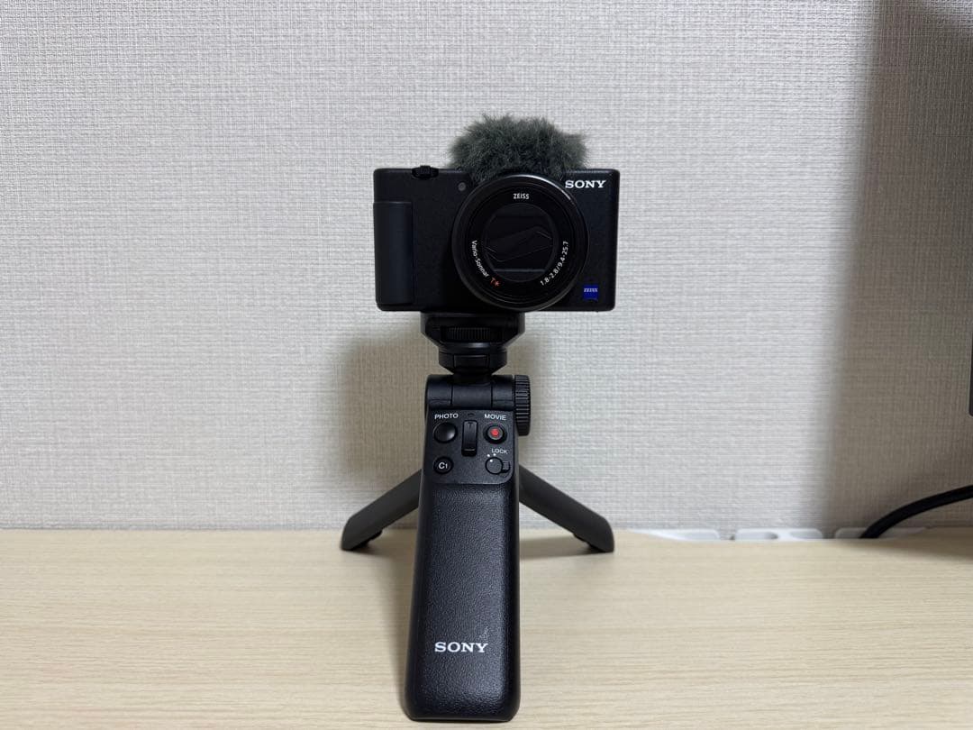 SONY VLOGCAM ZV-1 シューティンググリップキット付き