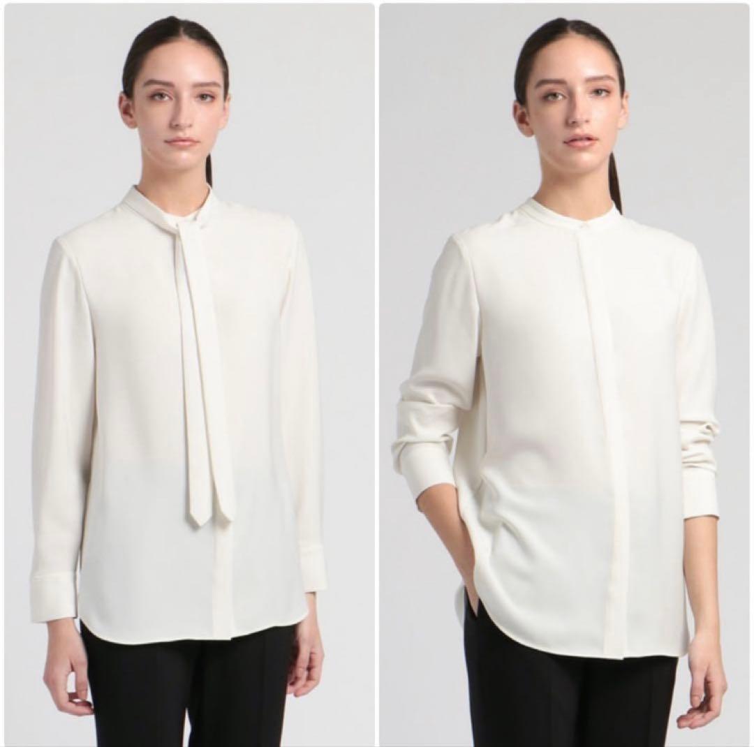 theory luxe 2Way ボウタイブラウス　Marvine Jens