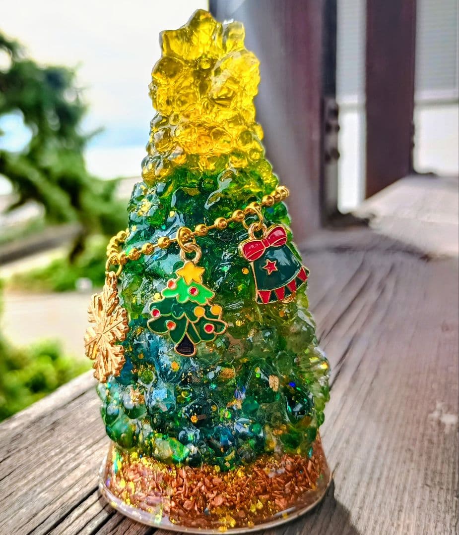 GREEN✧Xmasツリーのオルゴナイト♥容音さま♥専用です