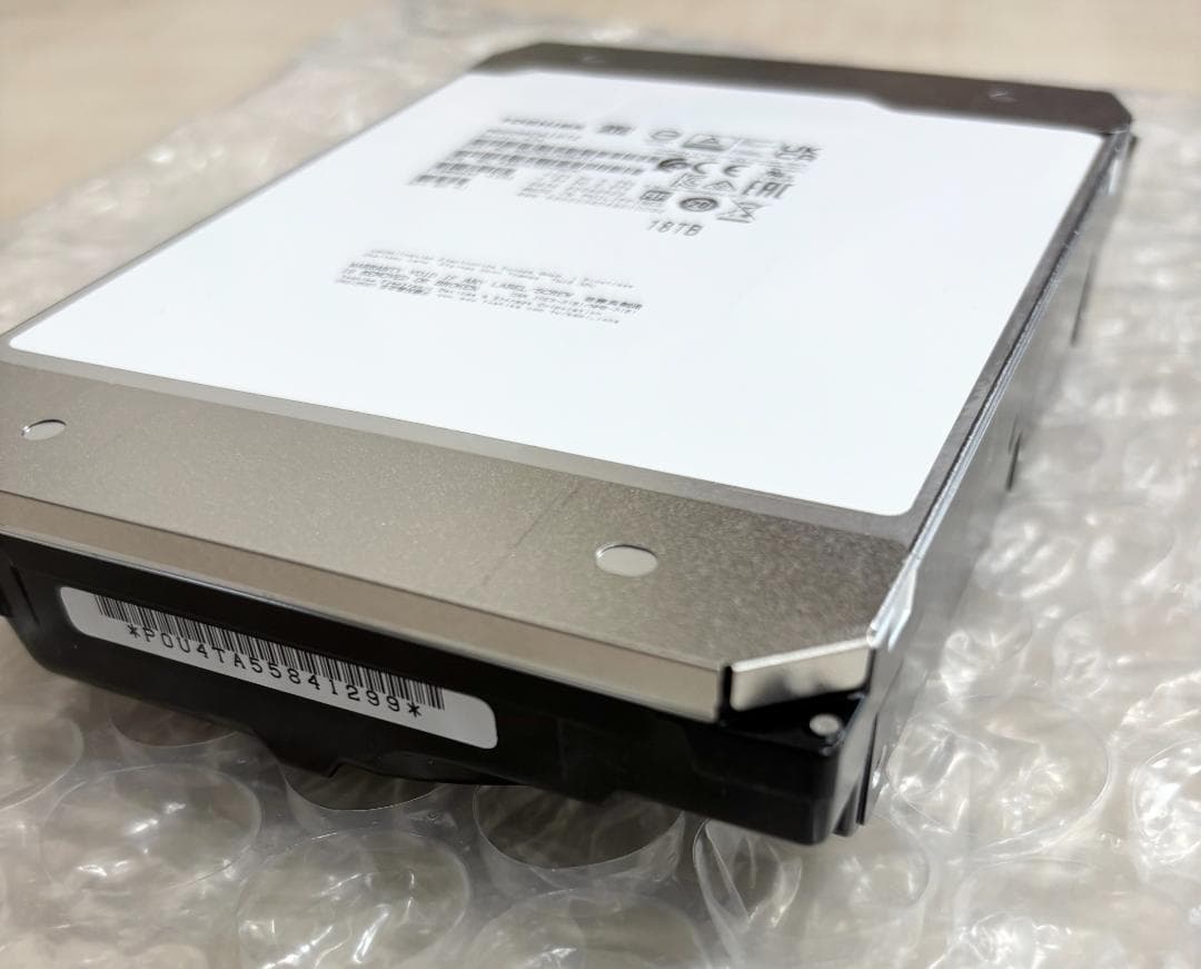 ジャンク品　TOSHIBA 18TB 内蔵型ハードディスクドライブ