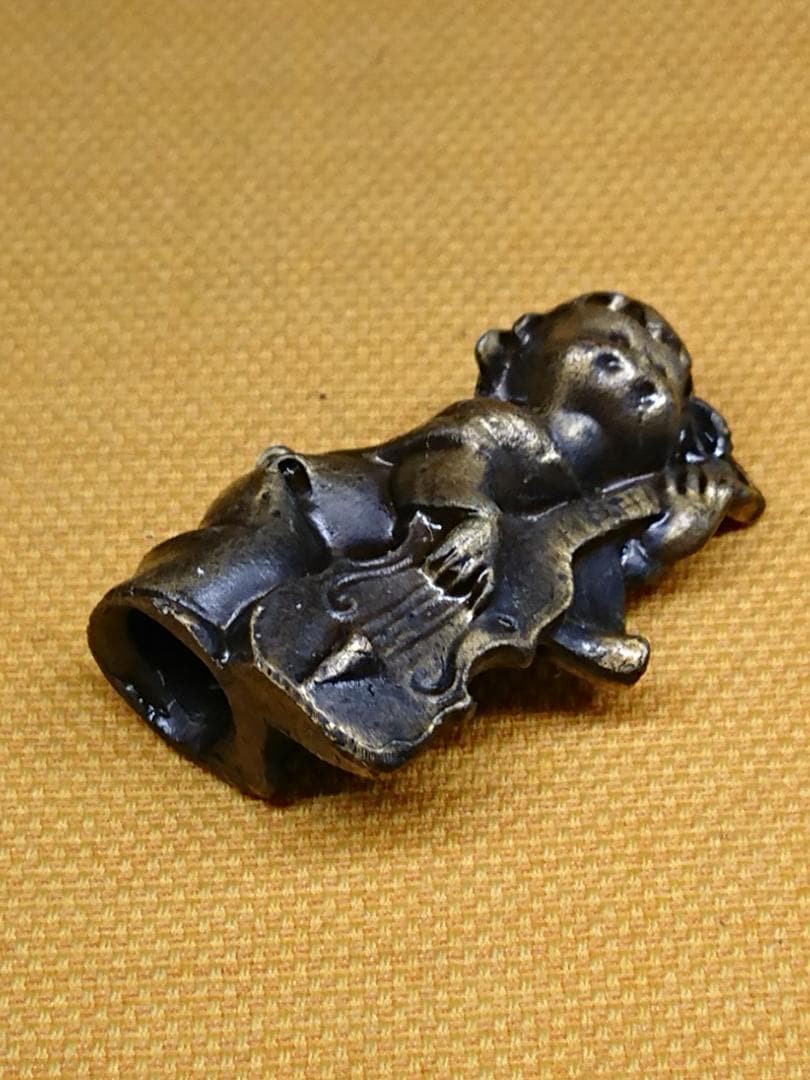 人形　銅製　ブロンズ像　イタリア　置物　インテリア　工芸品　美術品　A2529