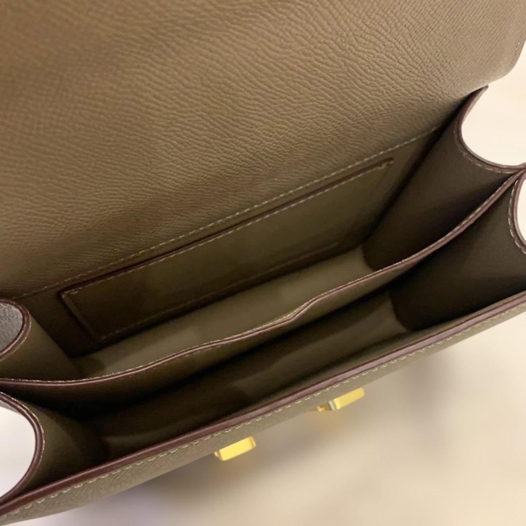 H金具 バッグ グレージュ