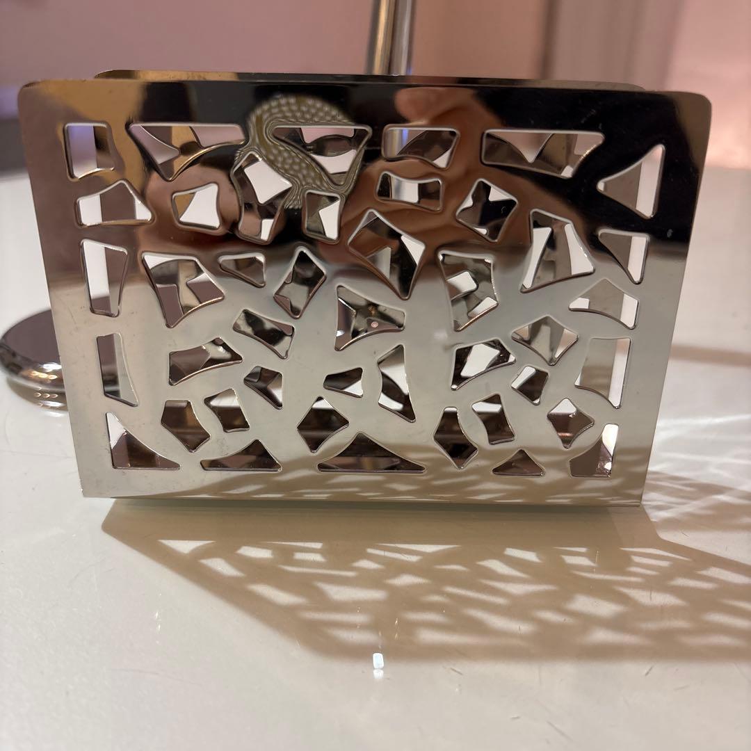 アレッシィ　ステンレス製　バナナ掛けとナプキンホルダー2点セット