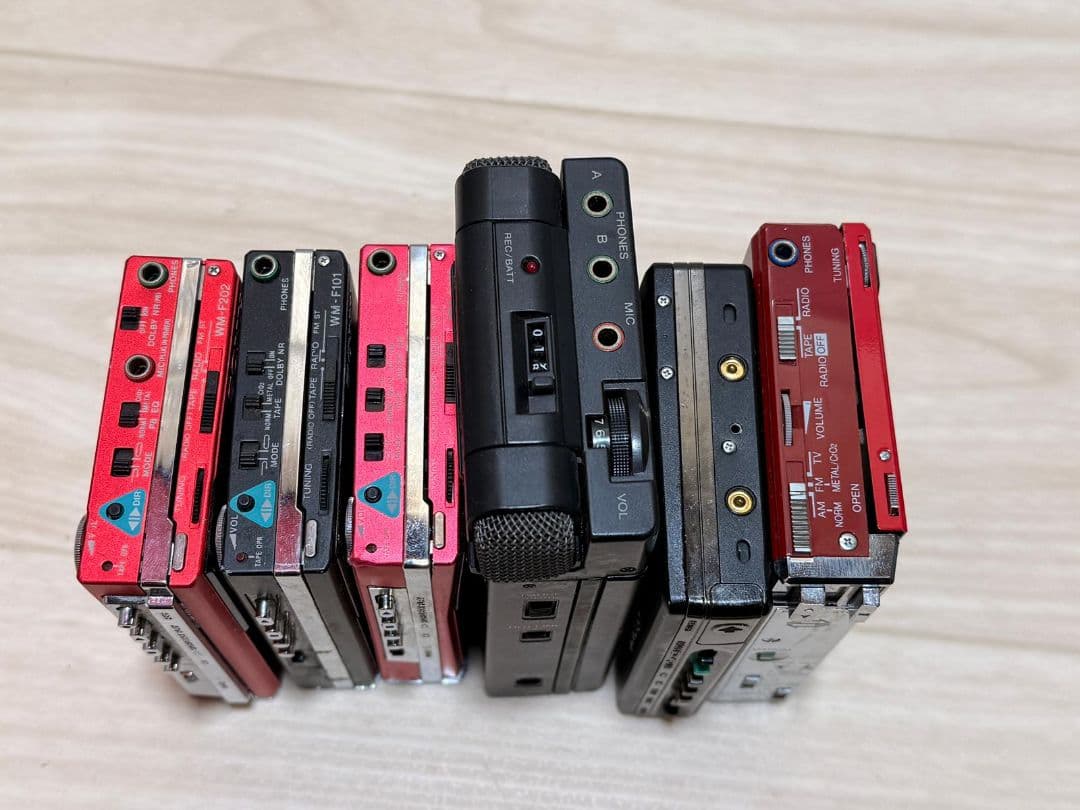 SONY、Toshiba ウォークマン 6台 オートリバース ジャンク