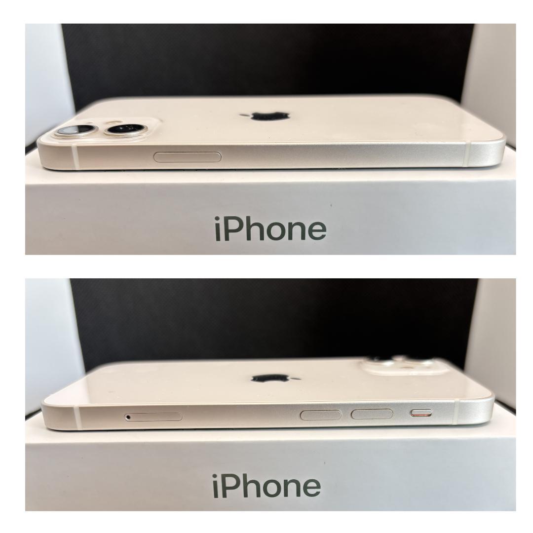 iPhone 12 mini ホワイト 64GB 新品バッテリー　液晶漏れ有り