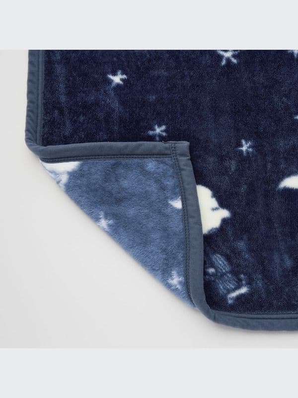 感謝価格一品　UNIQLOスヌーピーヒートテック毛布ダブル　ラスト現品限り