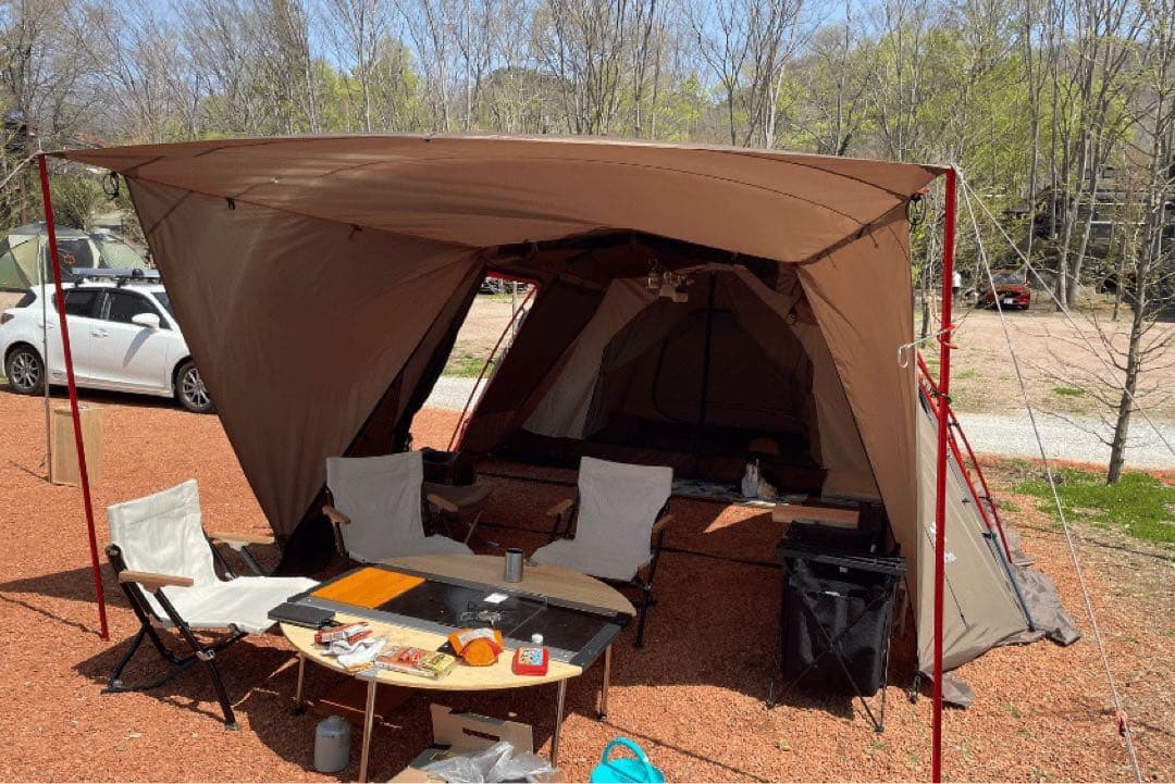 スノーピーク 雪峰祭 ランドロックPro. レッドフレームエディションセット②