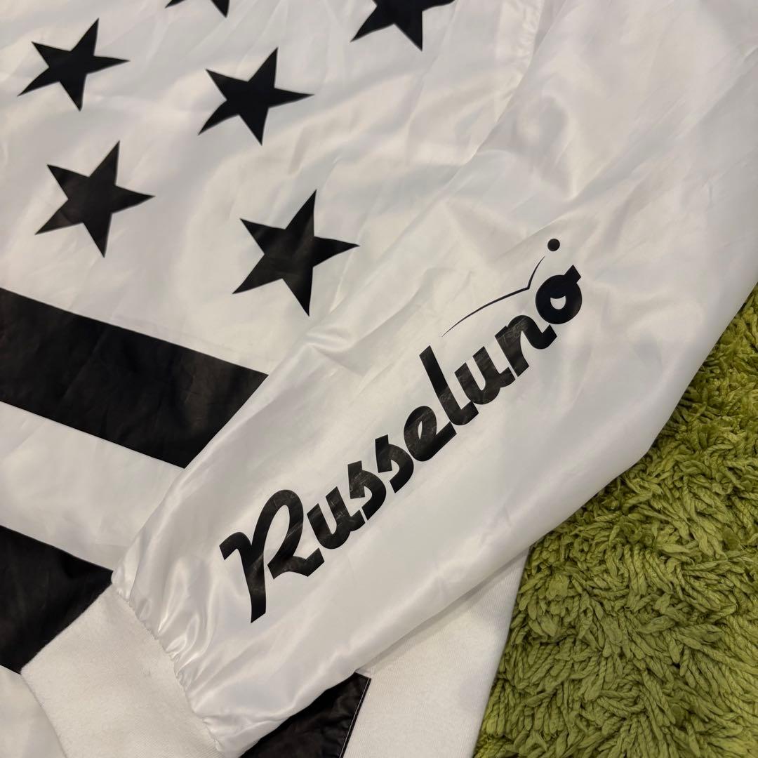 RUSSELUNO ラッセルノ 長袖モックネック ナイロン切替 長袖Tシャツ 5