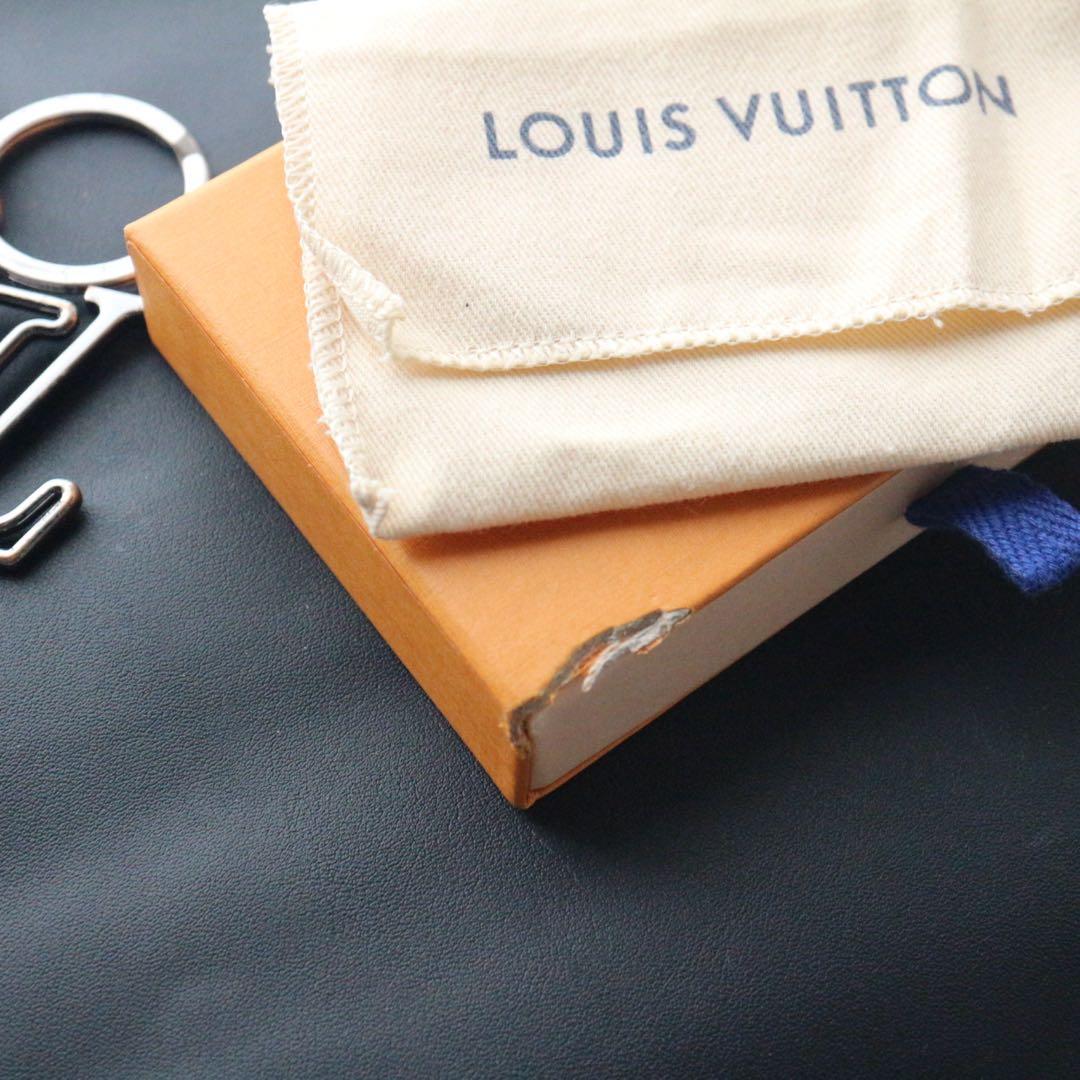 【中古】LOUIS VUITTON キーホルダーシルバーカラーM80217