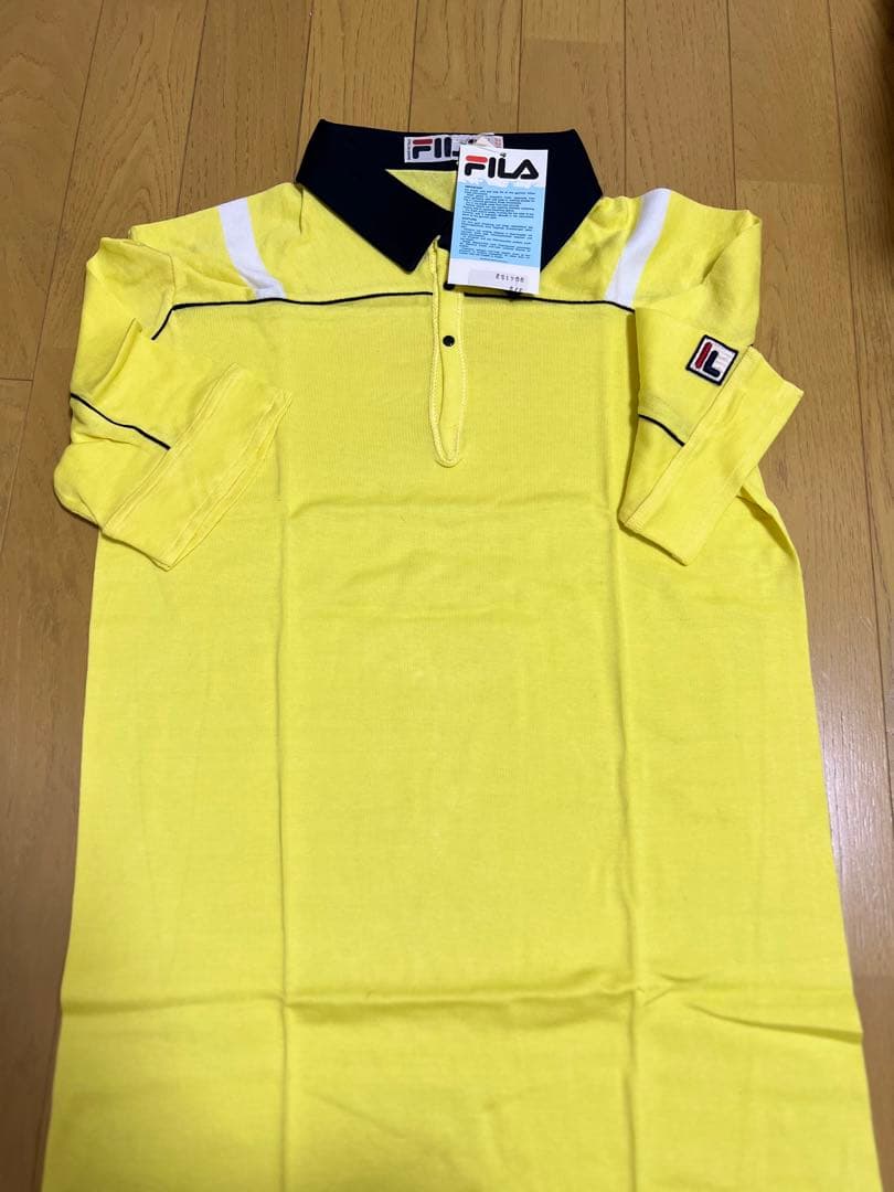 FILA テニスポロシャツ イエロー　未開封新品