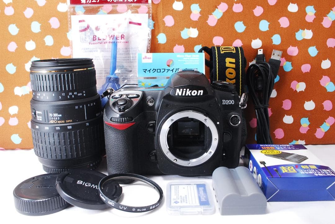 ✨望遠レンズ付き✨美品✨Nikon D200 レンズセット