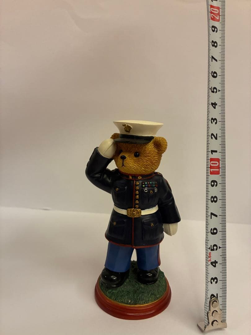 [希少]USMC 米海兵隊 チャレンジ ＆ USMCベア置物 2点セット
