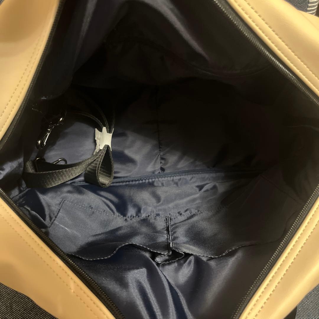 Lexus × admiralボストンバッグ ベージュ/ブラック