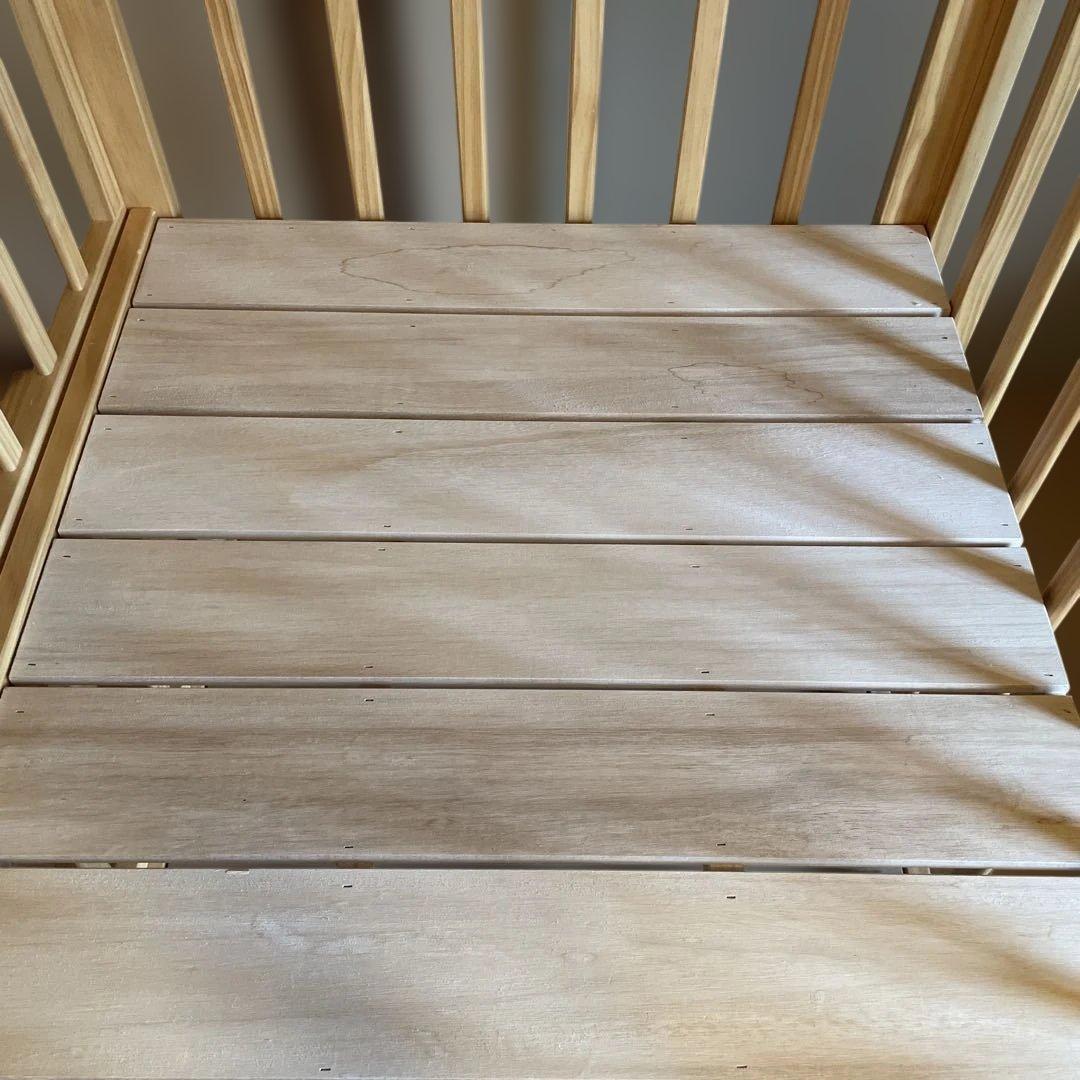 カトージ　ベビーベッド　レギュラー　ハイタイプ　ナチュラル♦︎送料込み