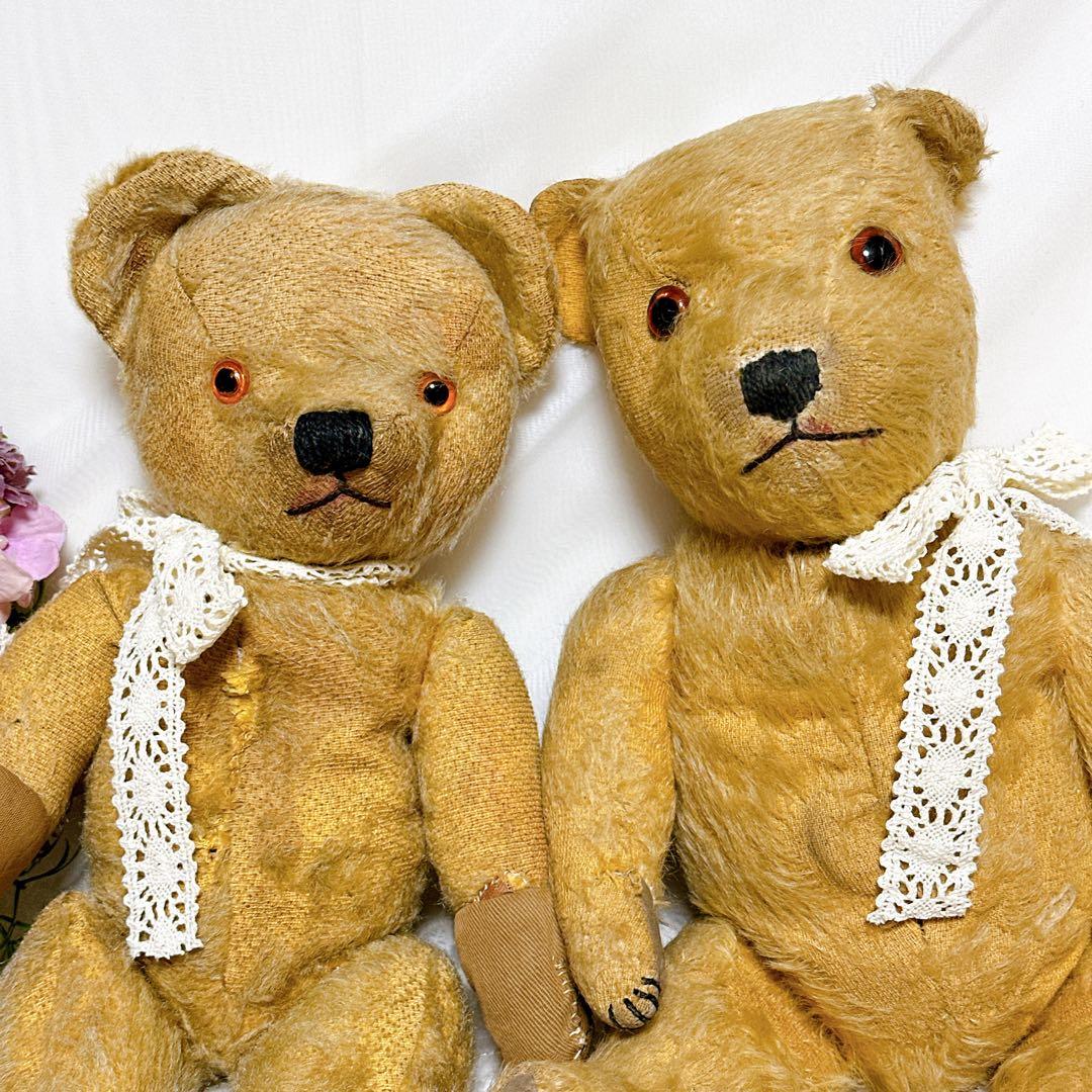 ❤️1940年頃❤️愛されすぎたチルターンベア　アンティークテディベア