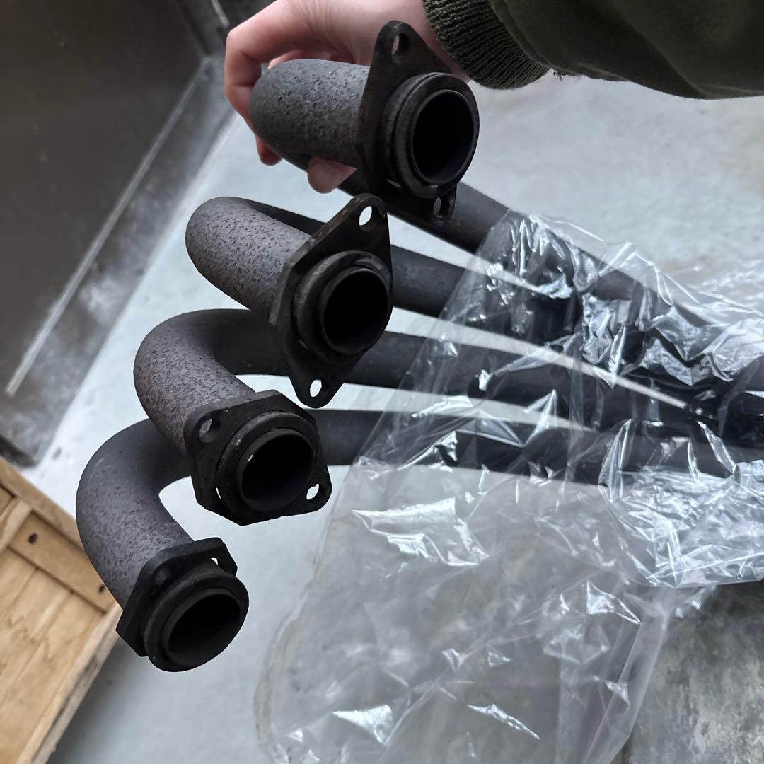 バリオス2 カワサキ ブラックマフラー サイレンサー付き