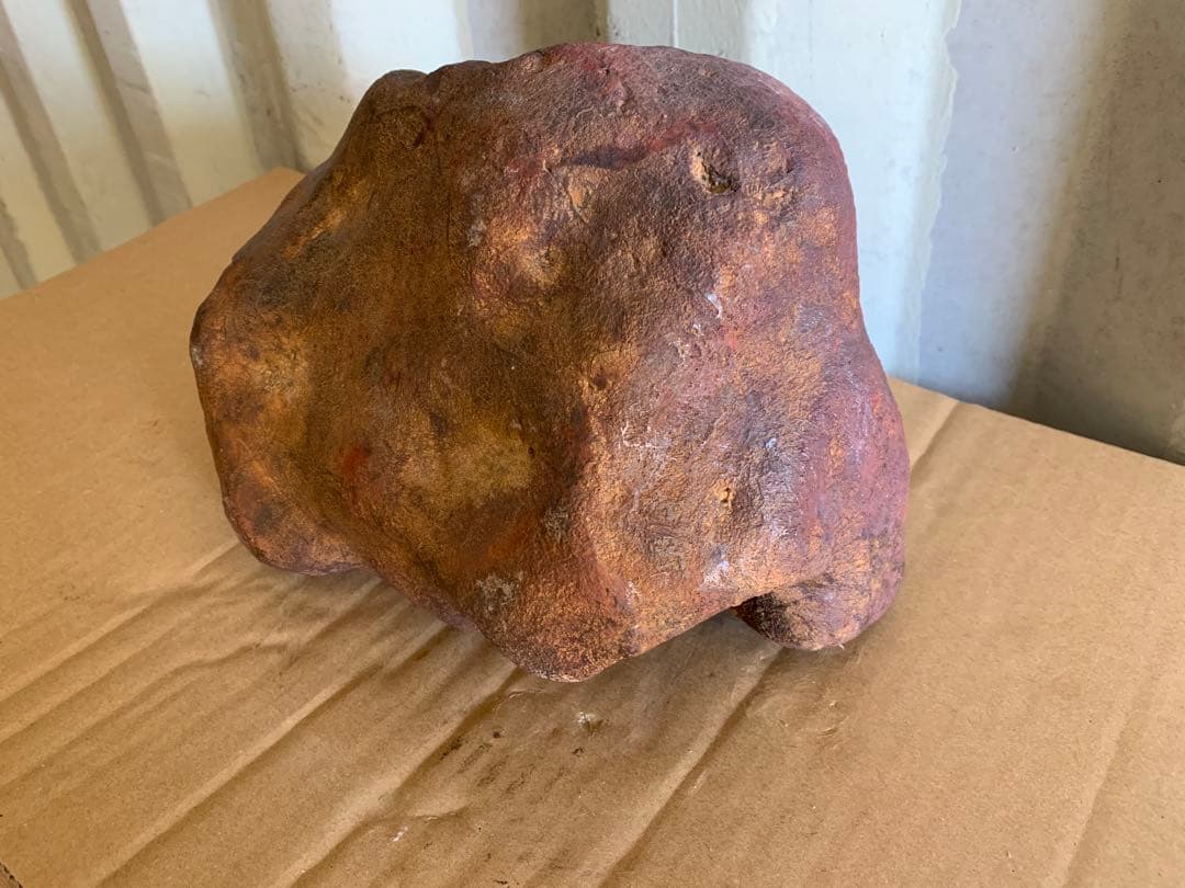 『A29』黑色新疆隕石 隕石 不完全燃焼皮付 非常に珍しい 約23.9kg