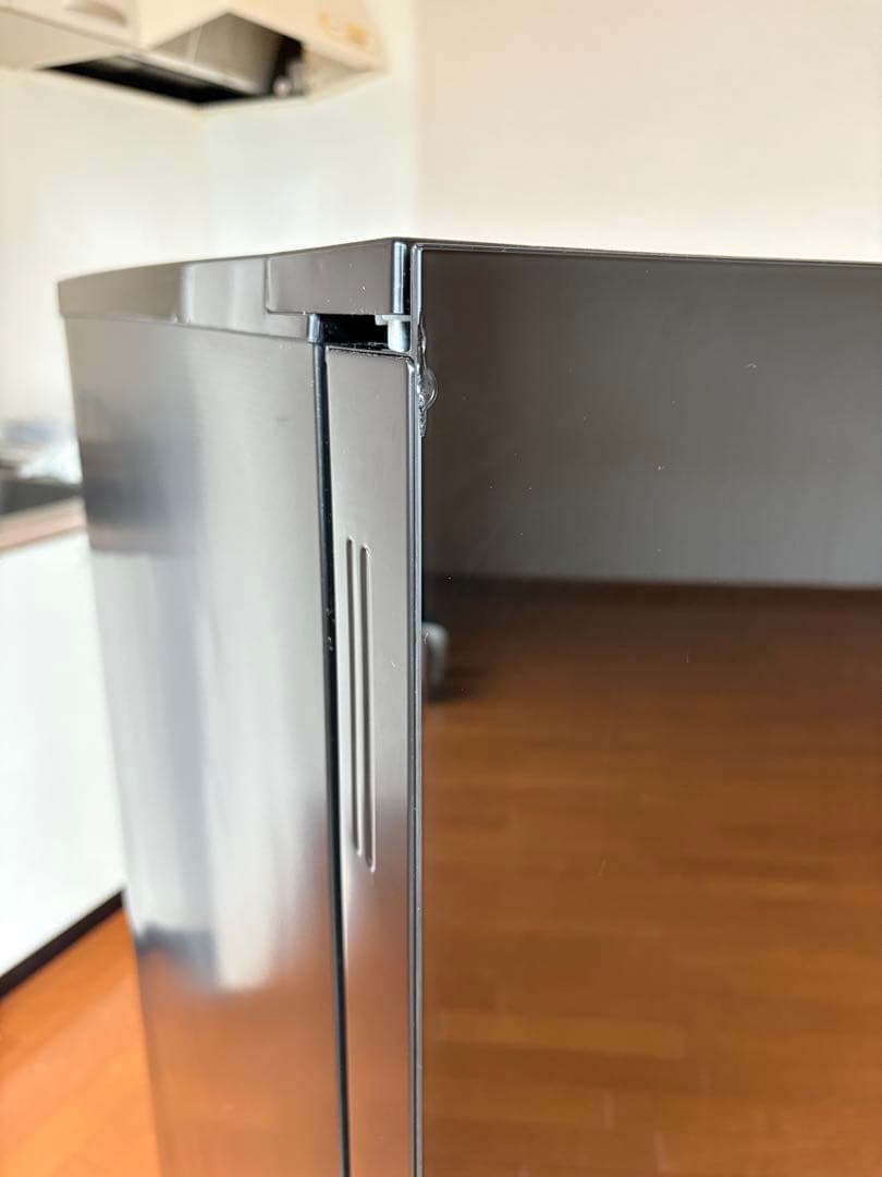 《SHARP》冷蔵庫 SJ-GD15G-B ブラック系 鏡面ドア